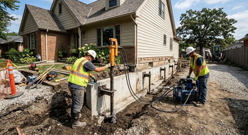 Basement Stabilization in Lake Arrowhead, CA