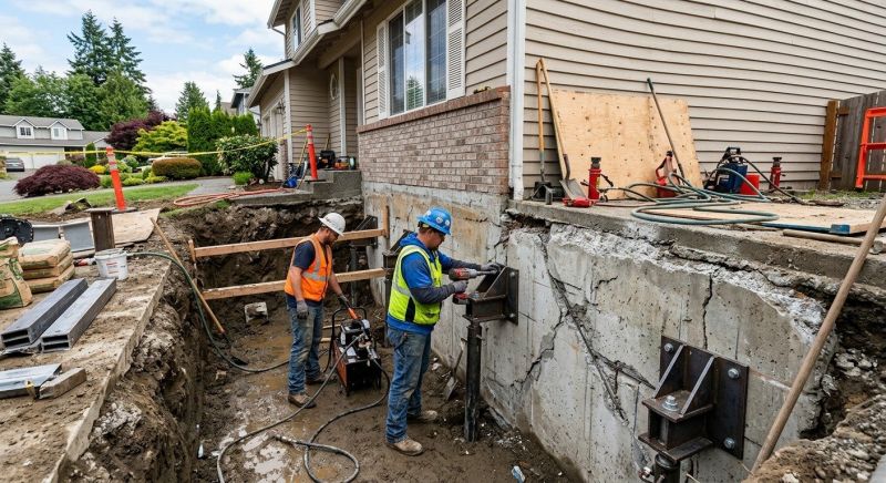 Building Foundation Repair in Big Bear City, CA