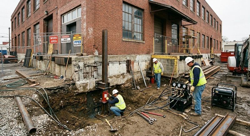 Building Foundation Repair in Redlands, CA