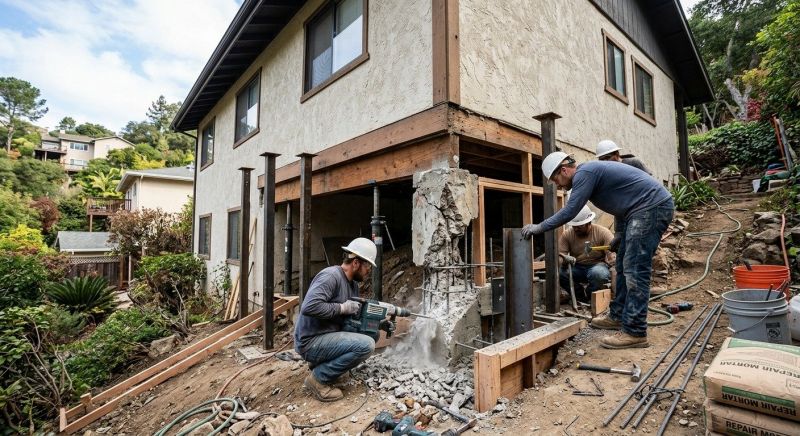 Concrete Foundation Repair in Highland, CA