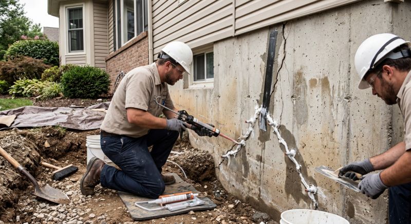 Cracked Foundation Repair in Fontana, CA