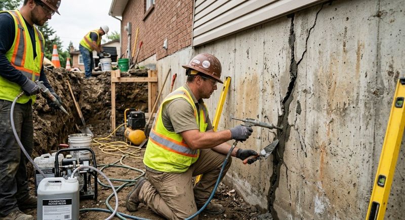 Cracked Foundation Repair in Highland, CA