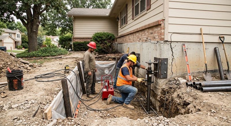 Cracked Foundation Repair in Rialto, CA