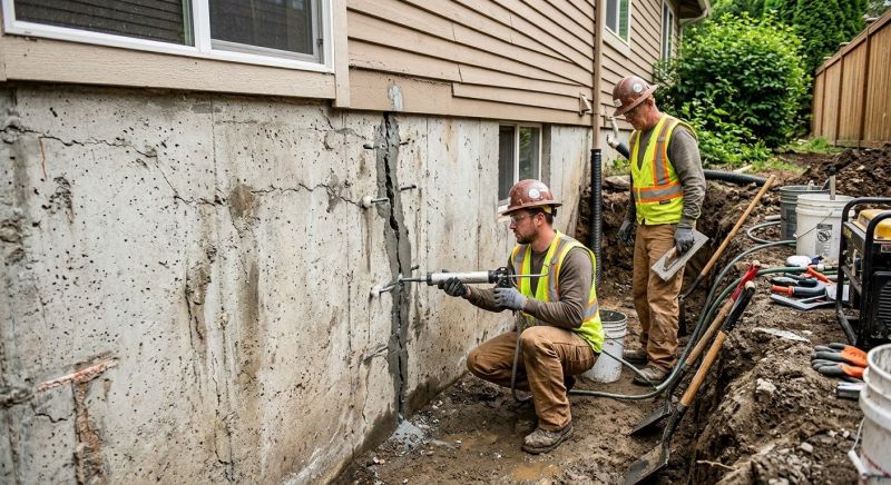 Cracked Foundation Repair in Running Springs, CA