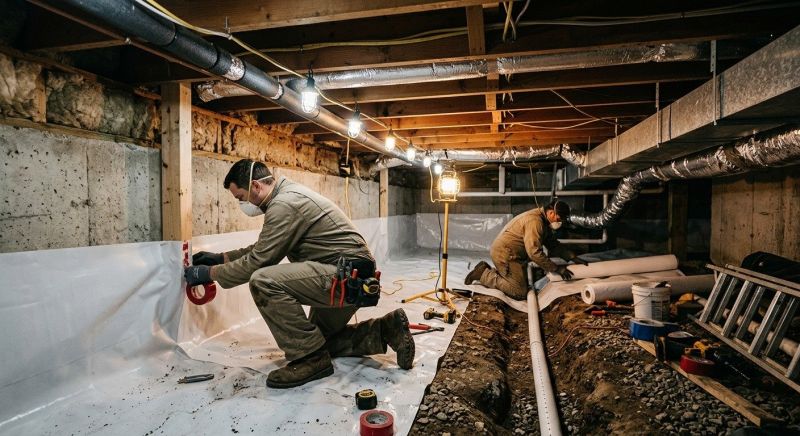 Crawl Space Leveling in Lake Arrowhead, CA