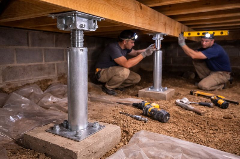 Crawlspace Structural Repair in Lake Arrowhead, CA