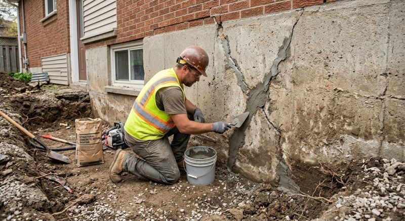 Foundation Crack Repair in San Bernardino County, CA