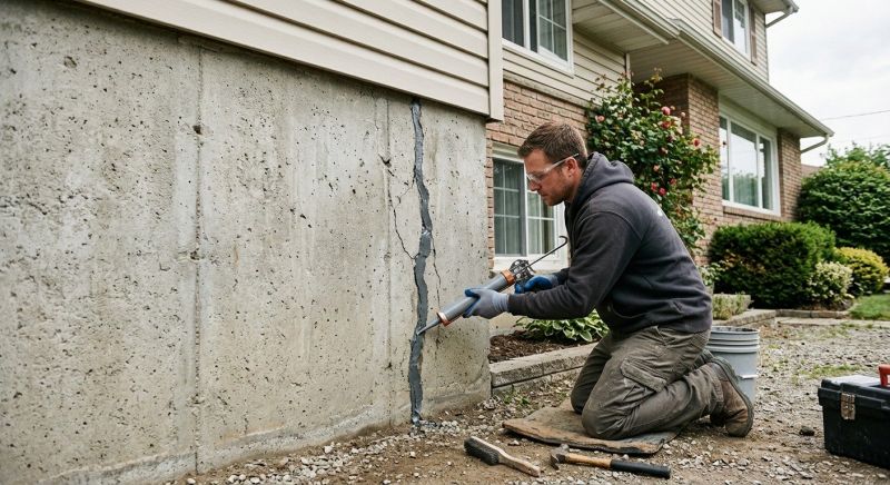 Foundation Crack Sealing in Lake Arrowhead, CA