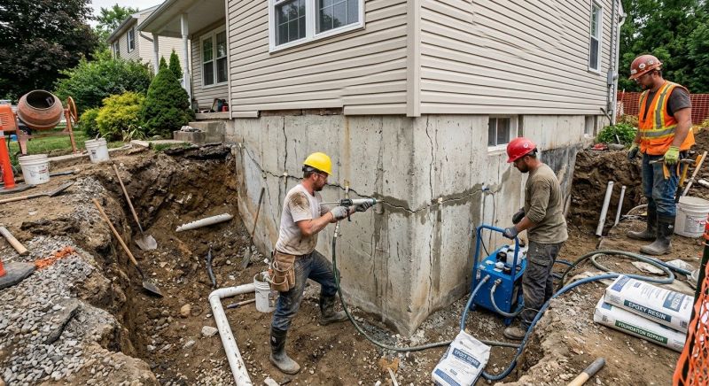 Foundation Cracks Repair in Lake Arrowhead, CA