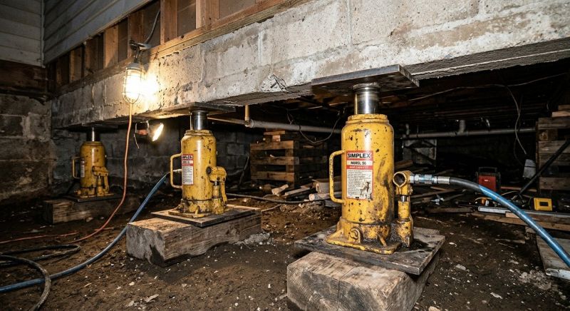 Foundation Jacking in Lake Arrowhead, CA