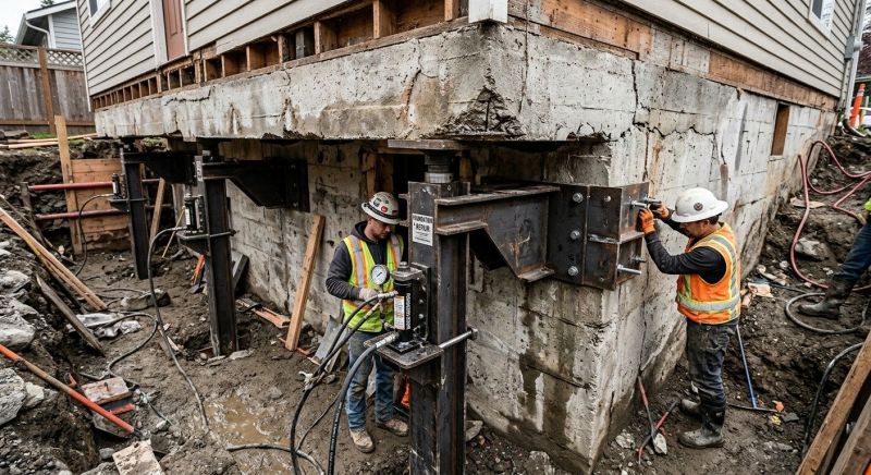 Foundation Lifting in Crestline, CA