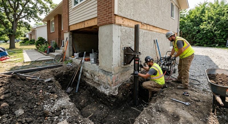 Foundation Pier Repair in Lake Arrowhead, CA
