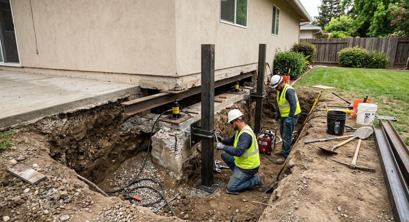 Foundation Pier Repair in Lake Arrowhead, CA