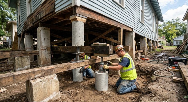 Foundation Pier Repair in Lake Arrowhead, CA