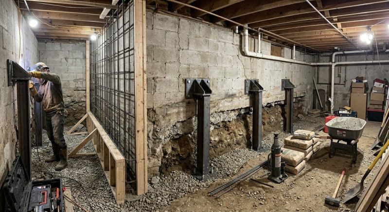 Foundation Stabilizing in Apple Valley, CA