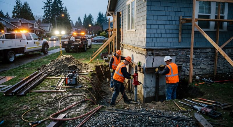 Foundation Stabilizing in Big Bear City, CA