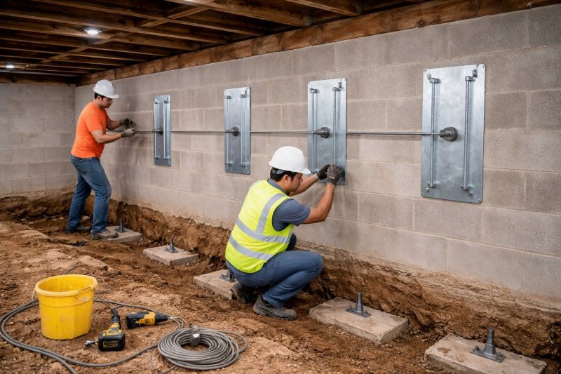 Foundation Stabilizing in Running Springs, CA
