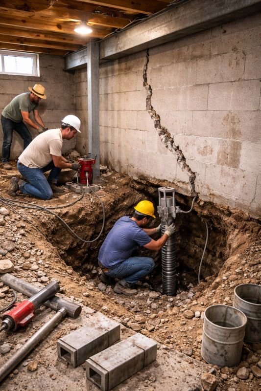 Foundation Structural Repair in Redlands, CA