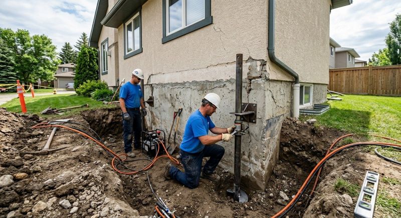 Helical Piers Installation in Lake Arrowhead, CA