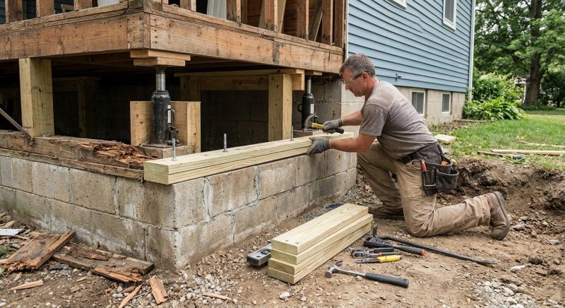 House Foundation Repair in Beaumont, CA