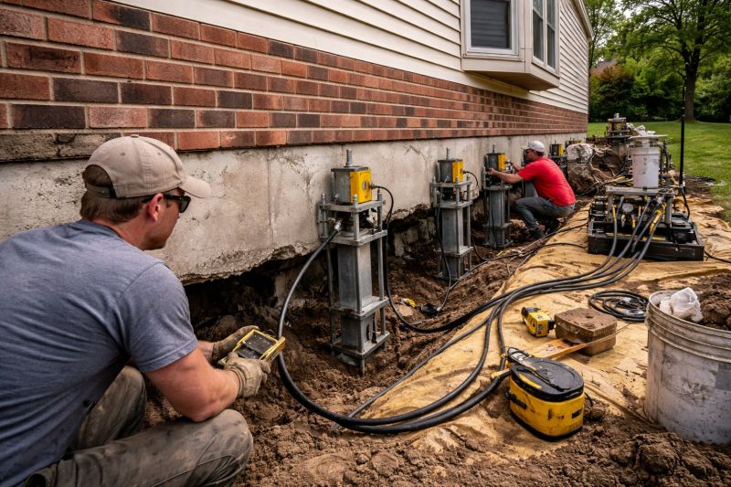 Settling Foundation Service in Crestline, CA
