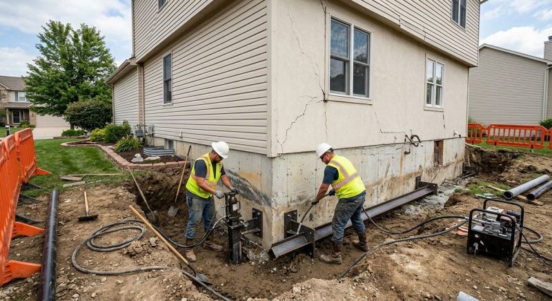 Sinking Foundation Repair in Beaumont, CA