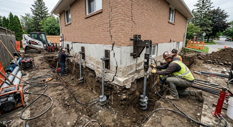 Sinking Foundation Repair in Beaumont, CA