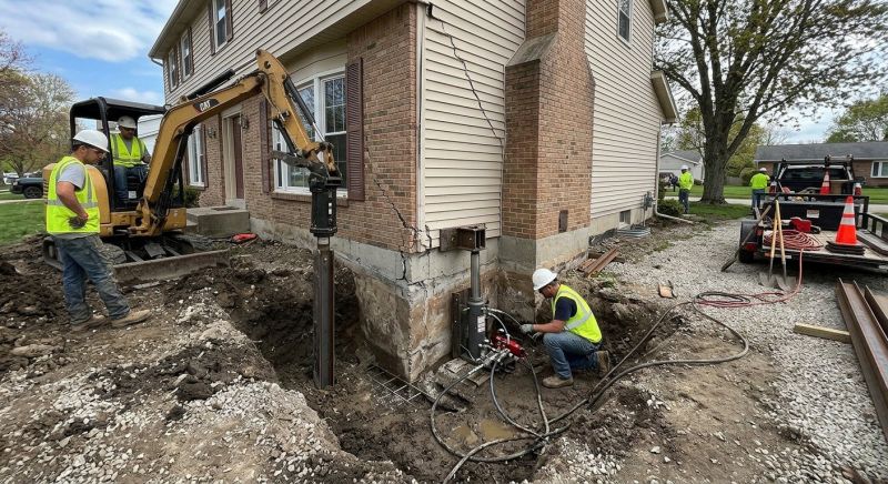 Sinking Foundation Repair in Hesperia, CA