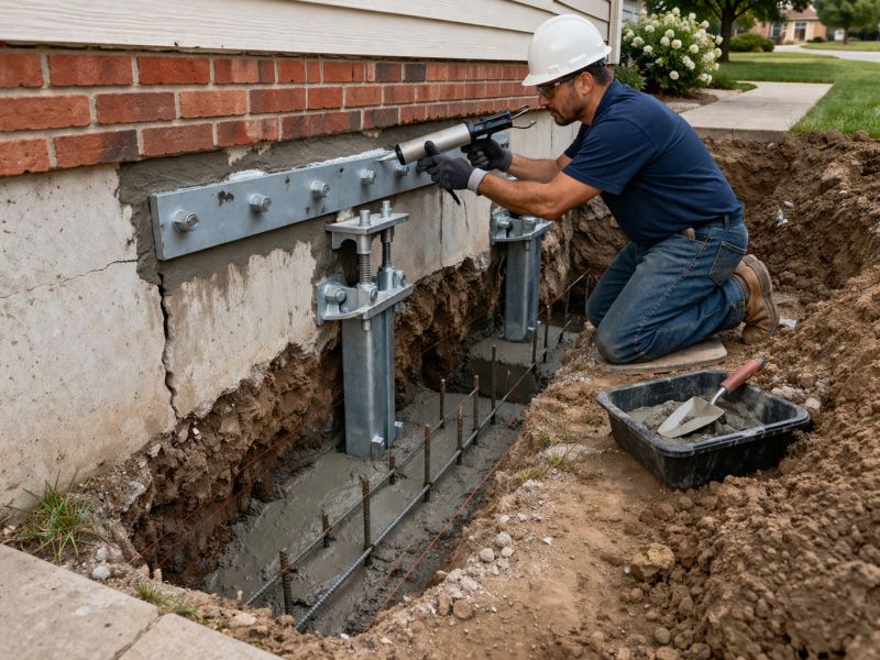Sinking Foundation Repair in Lake Arrowhead, CA