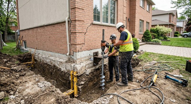Sinking Foundation Repair in Phelan, CA