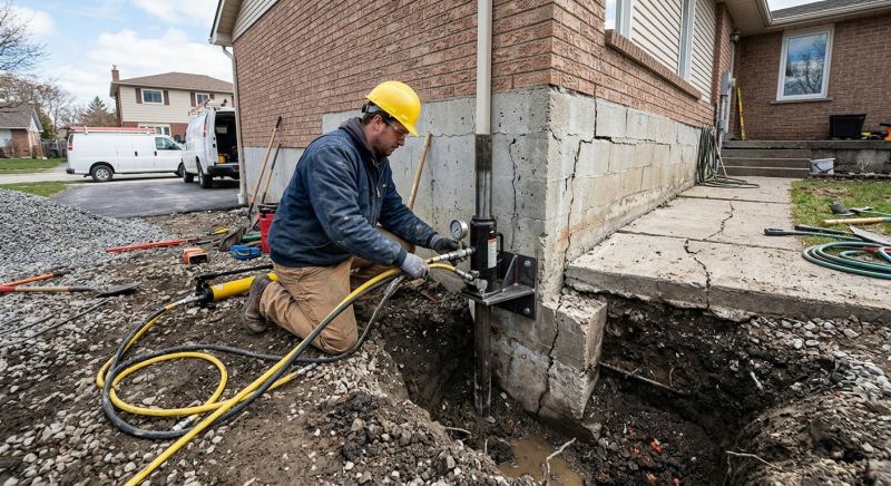 Sinking Foundation Repair in Phelan, CA