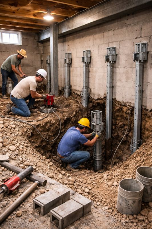 Structural Underpinning in Lake Arrowhead, CA