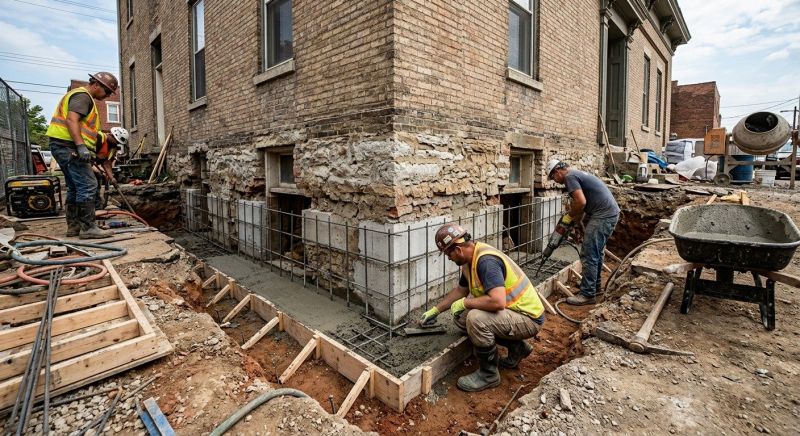 Underpinning Repair in Lake Arrowhead, CA